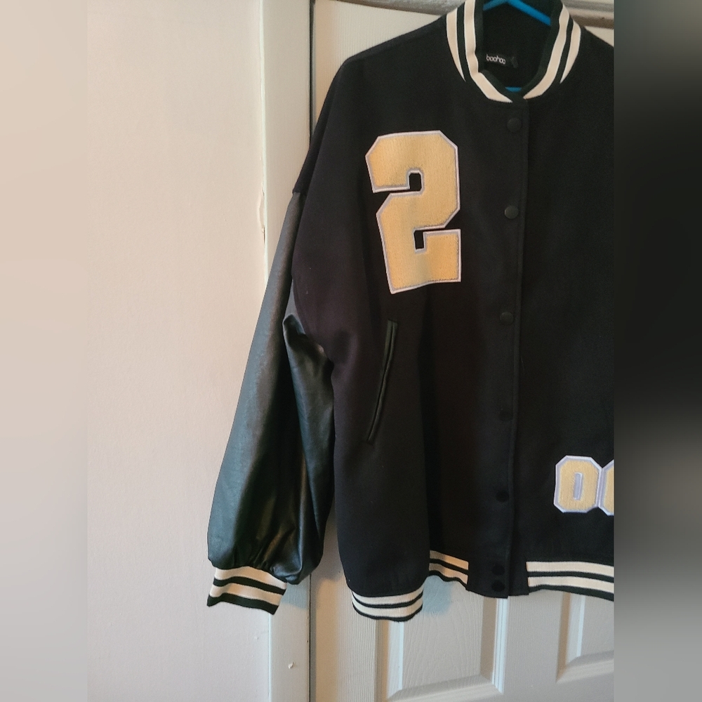 Black Varsity Jacket - Picture 7 of 9